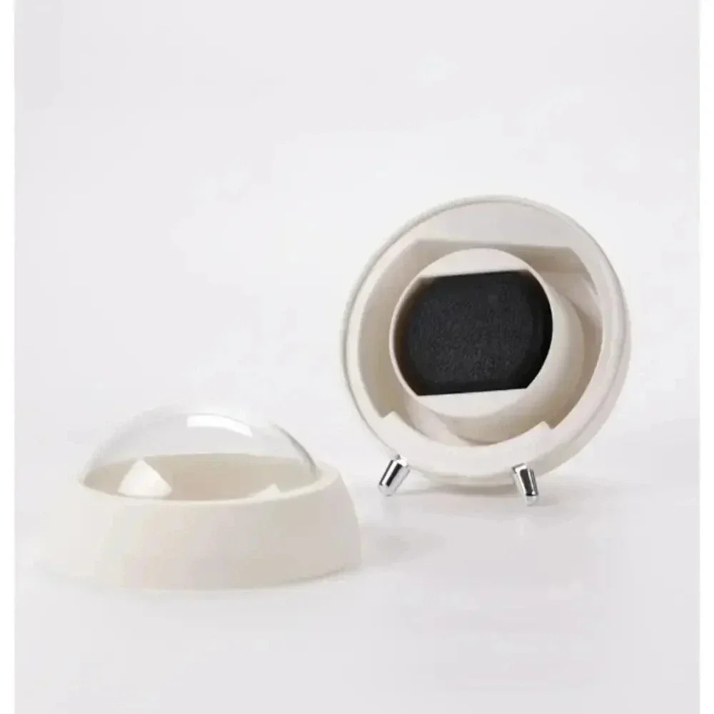 NEW XKIC Automatic Watch Winder Box Craft for Single Watch YBQ01 White